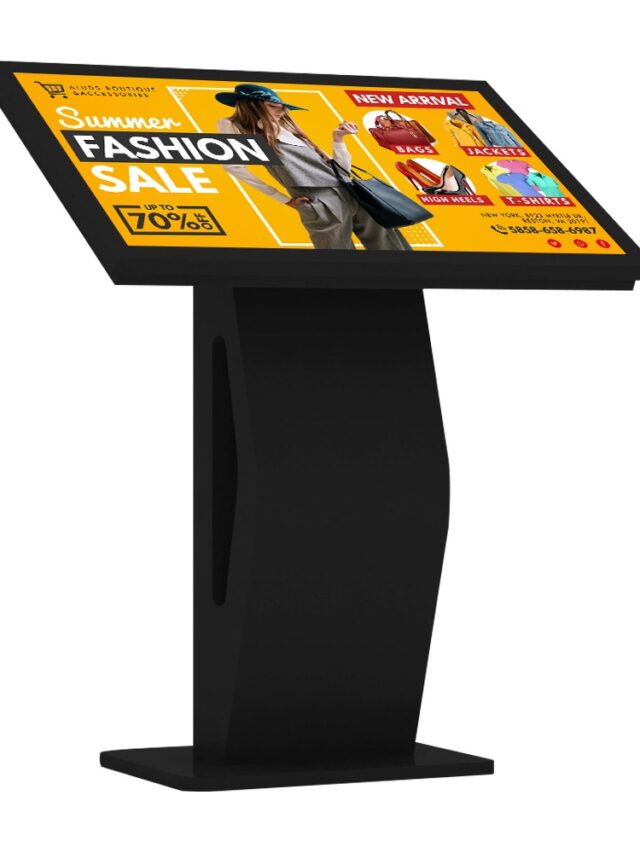 Digital Touch Screen Kiosk Standee Touch Table